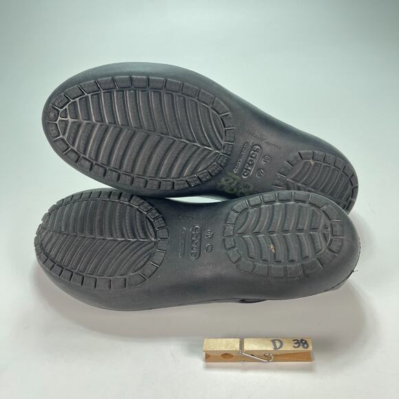 Crocs Kadee Ballet Flats Black Lightweight Comfort Slip On Shoes Women’s Size 10 - Picture 9 of 9